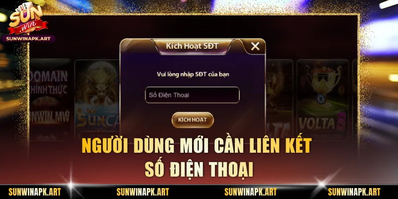 Người dùng mới cần liên kết số điện thoại